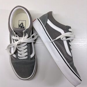 Grey/Charcoal old school Vans size 6.5 Women’s or 5.5 Men’s Unisex